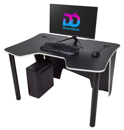 Стол для компьютера arozzi arena gaming desk dark grey